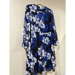 Kate & Mallory Women's Tiered Floral Midi Dress size XL NWOT